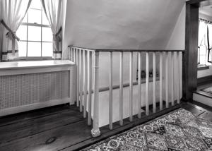 Railing around stair opening, 1792